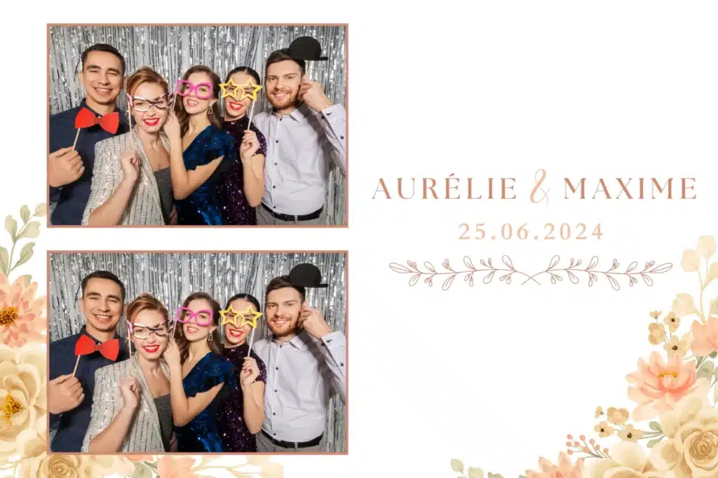 Exemple de cadre photo personnalisé – Moody Photobooth