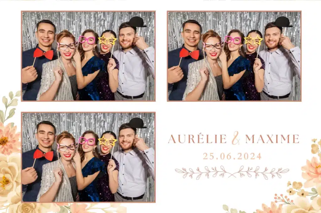 Exemple de cadre photo personnalisé – Moody Photobooth