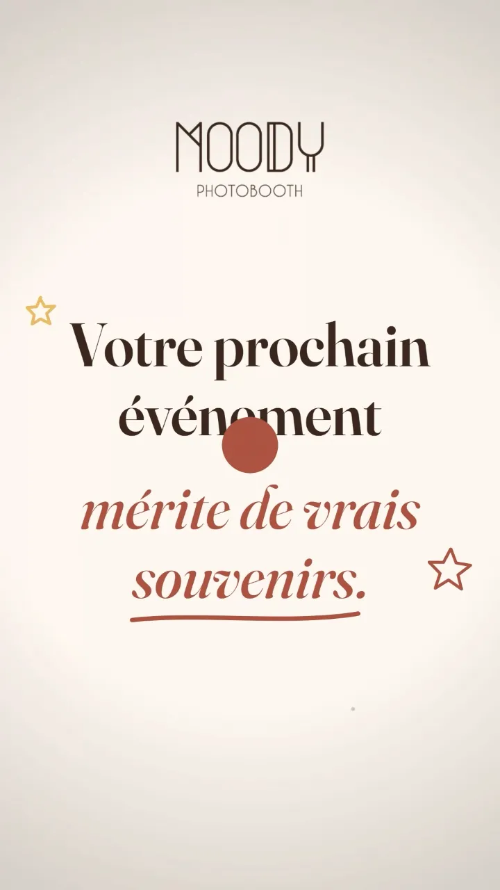 Votre prochain événement mérite de vrais souvenirs – Moody Photobooth